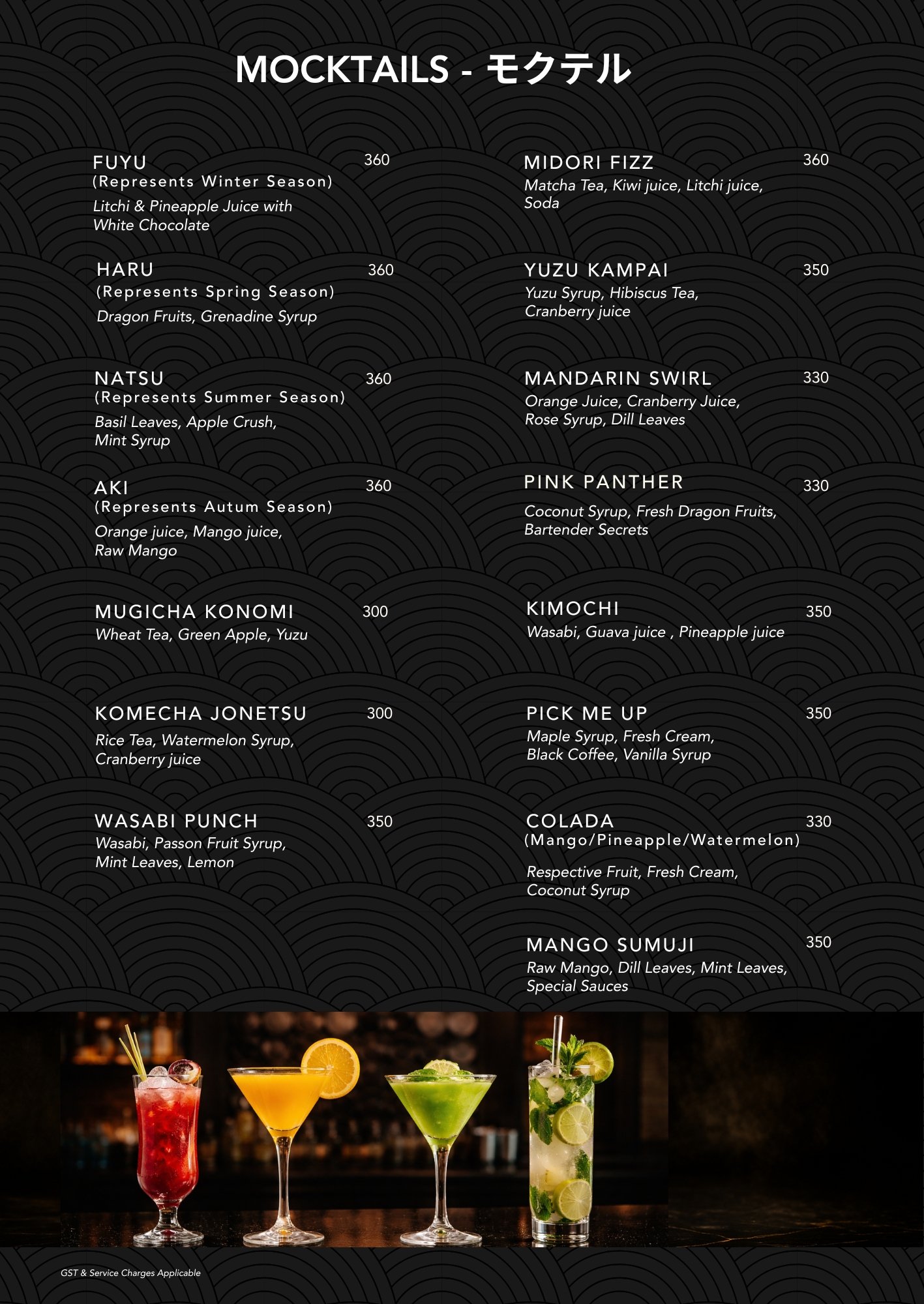 Menu Page 10