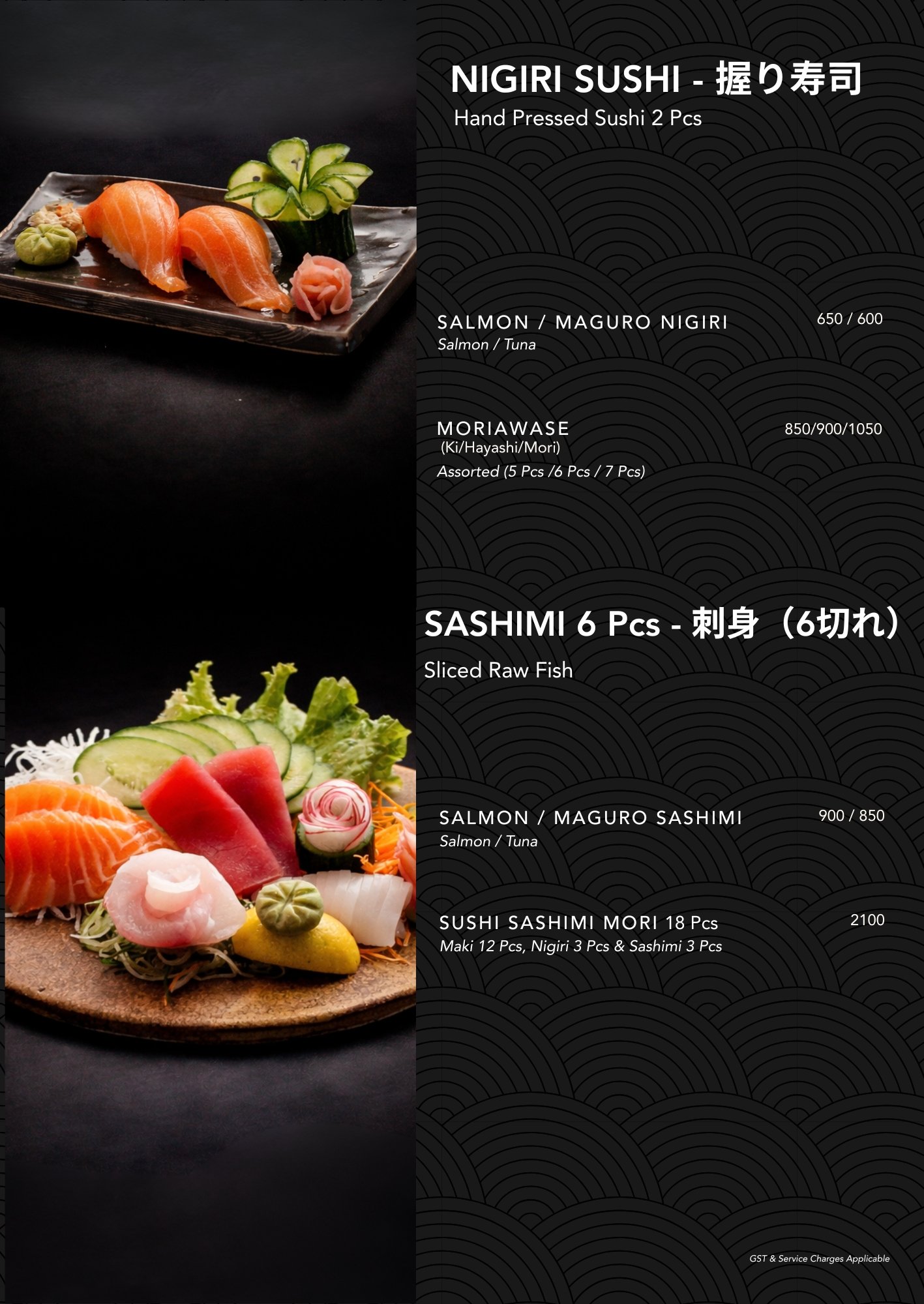 Menu Page 9